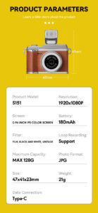 Retro Mini Camera