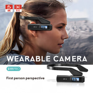 Anti shake head mounted camera