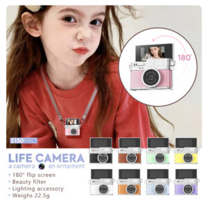 Flip screen camera
