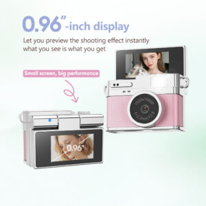 Flip screen camera