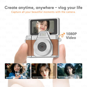 Flip screen selfie camera
