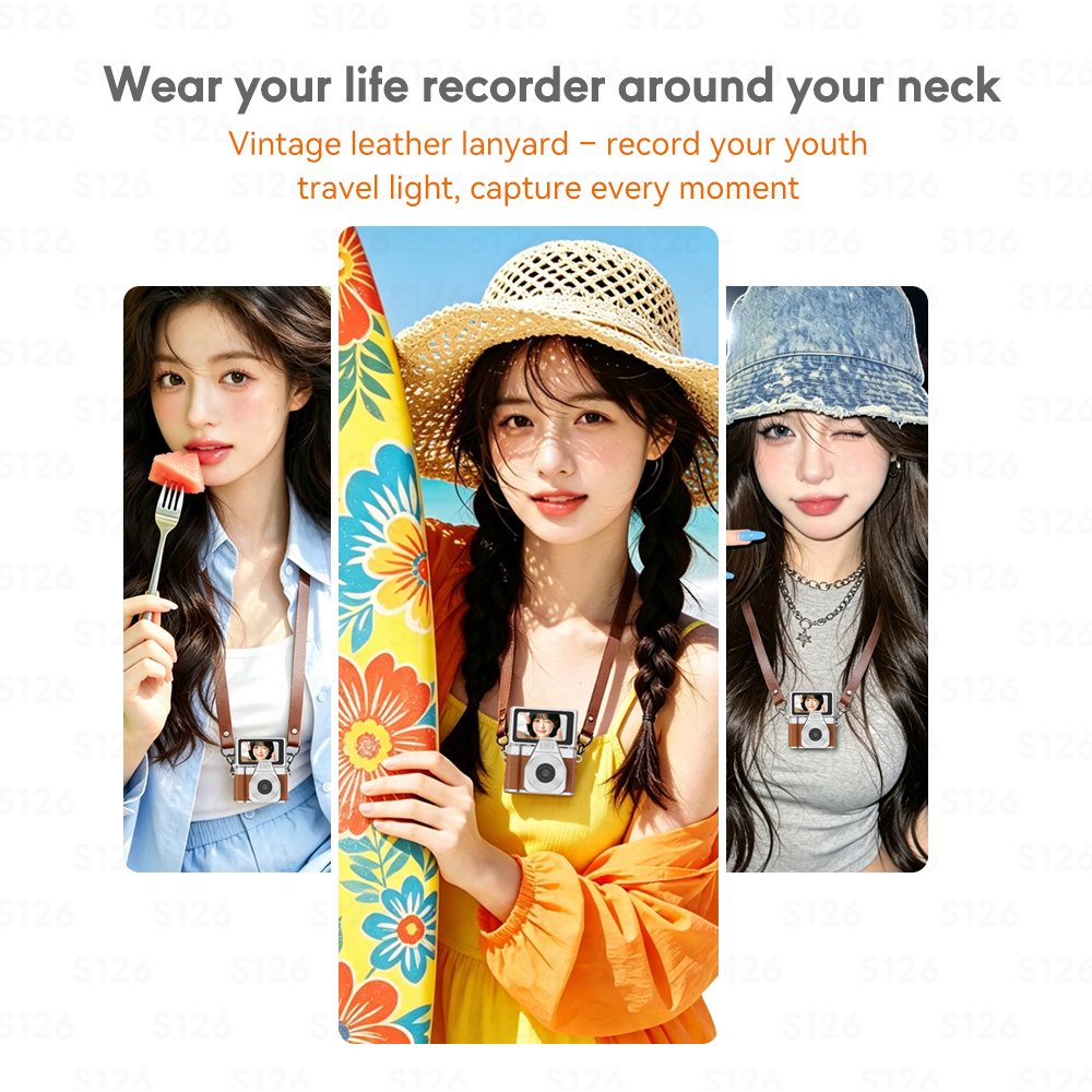 Flip screen selfie camera